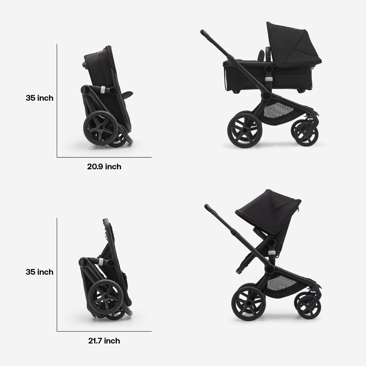 Chillbaby 8523 bassinet and seat stroller