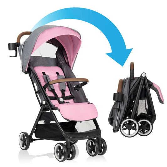 SELF-FOLDING LIGHTWEIGHT TRAVEL STROLLER