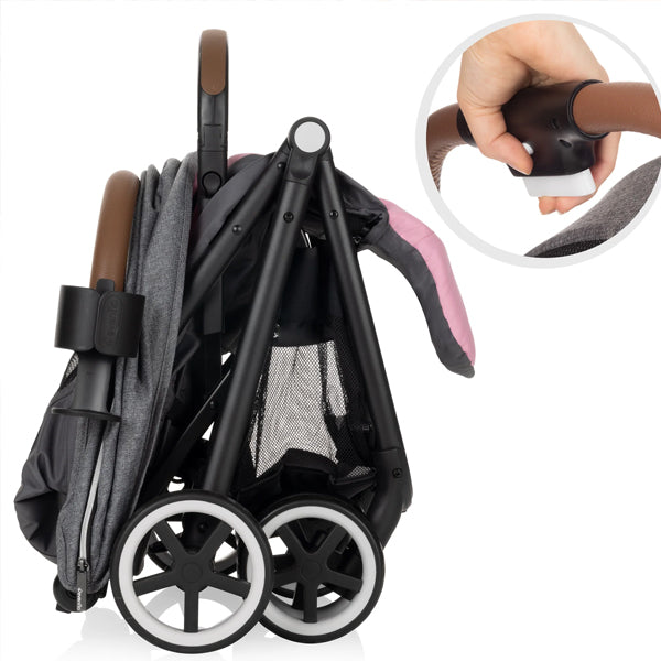SELF-FOLDING LIGHTWEIGHT TRAVEL STROLLER